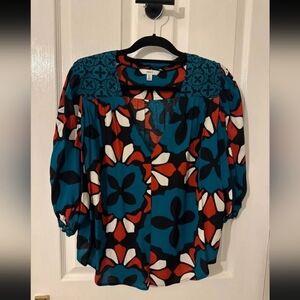 Colorful Floral Women's Top